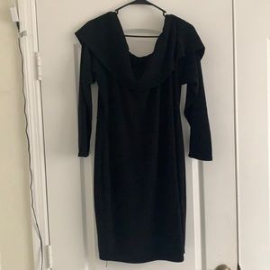 Black cotton dress